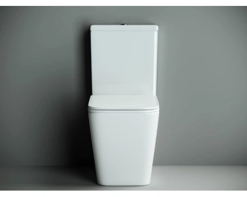 Унитаз-компакт Ceramica Nova Cubic CN1803 белый глянец