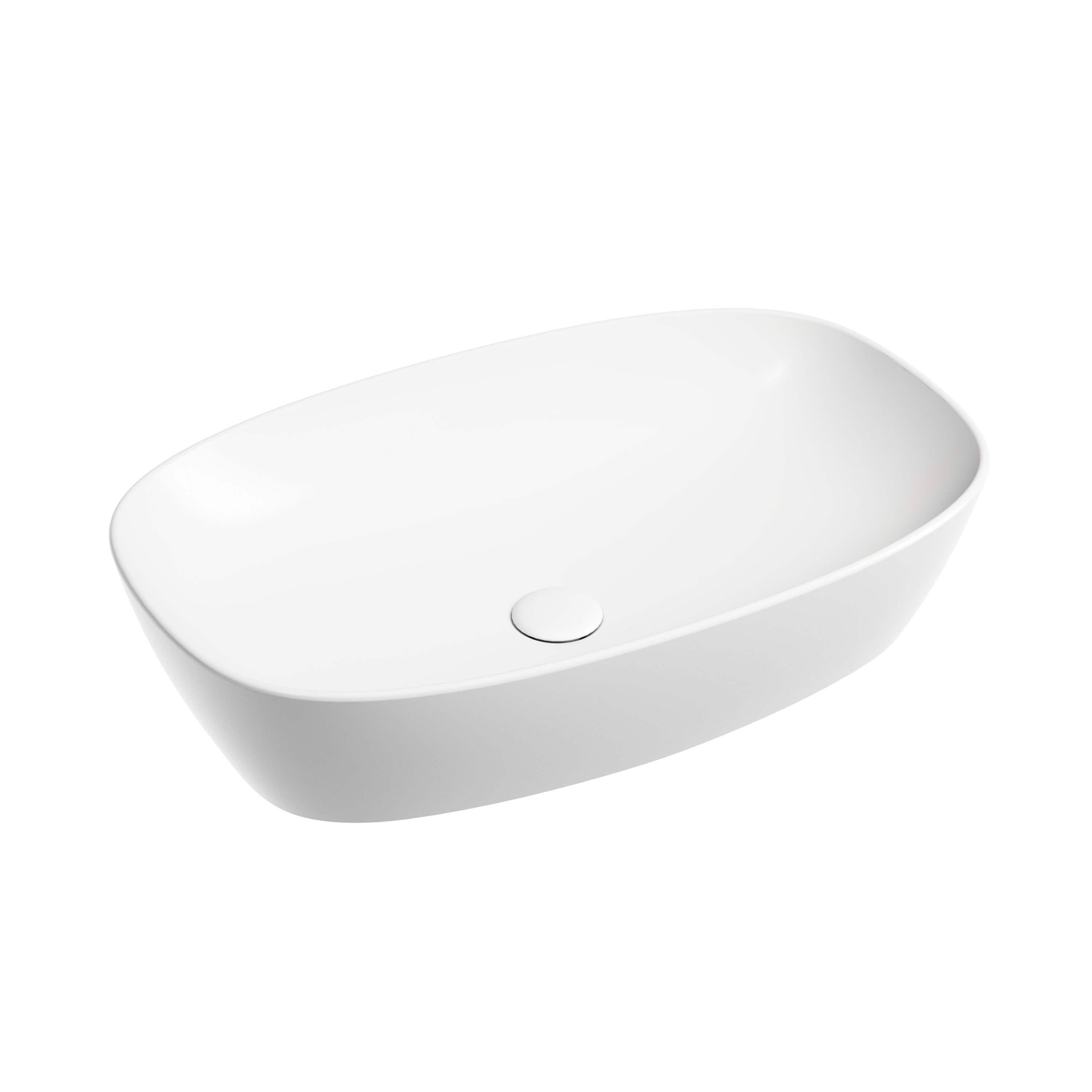 Раковина накладная Ceramica nova Element 600*380*138мм CN6049MW белая матовая