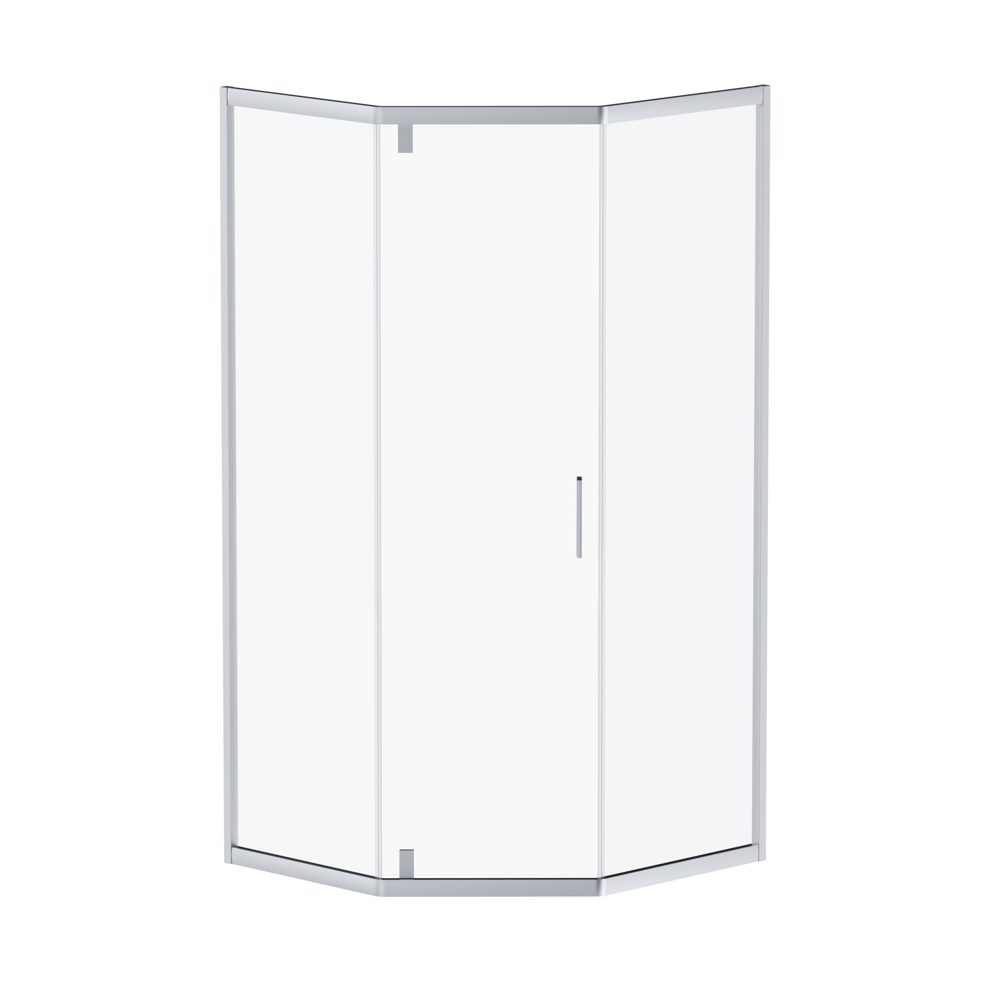 Душевой уголок Damixa Skyline 90х90см DX35WG-405-090MT профиль хром, стекло прозрачное