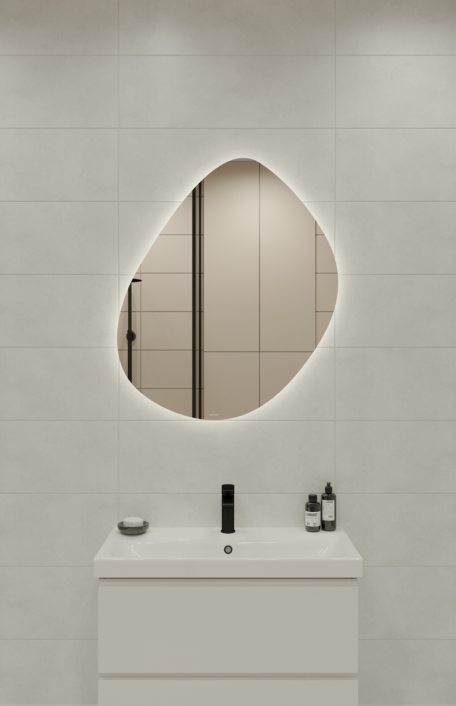 Зеркало Cersanit ECLIPSE smart  76*90 с подсветкой органик 64152