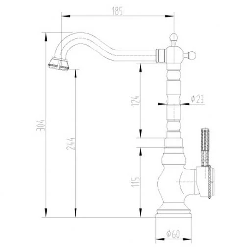 Смеситель для кухни Lemark Jasmine LM6645B бронза