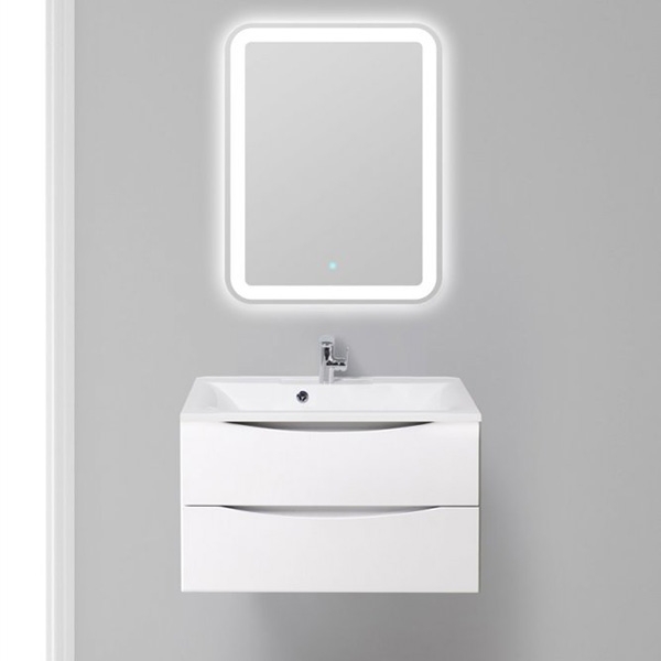 Тумба под раковину BelBagno Marino 80 MARINO-CER-800-2C-SO-BL-P белая глянцева