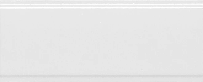 Бордюр Марсо белый матовый обрезной 30x12x1,3, 1, шт