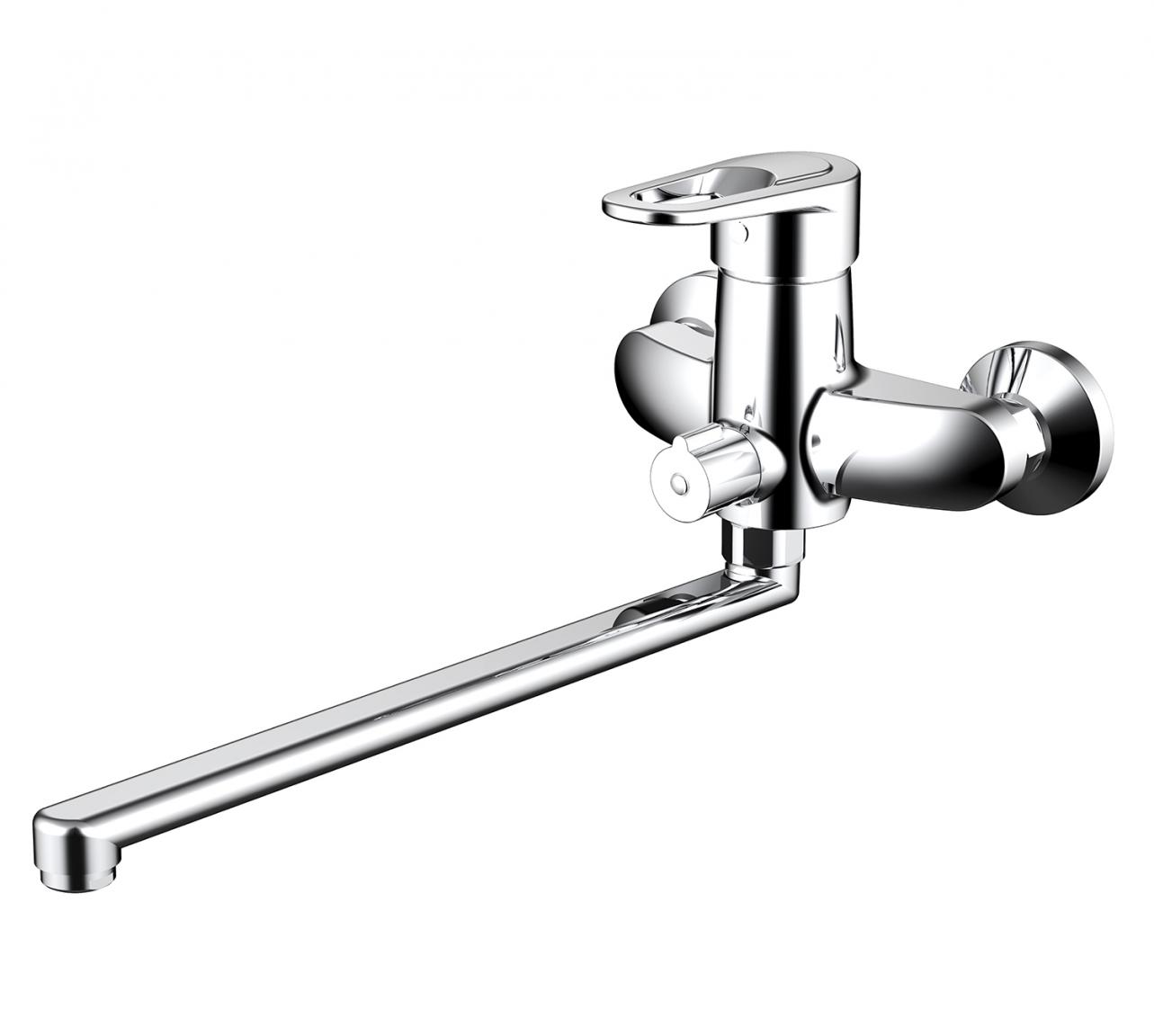 Смеситель для ванны с душем Bravat LOOP F6124182CP-02L-RUS хром