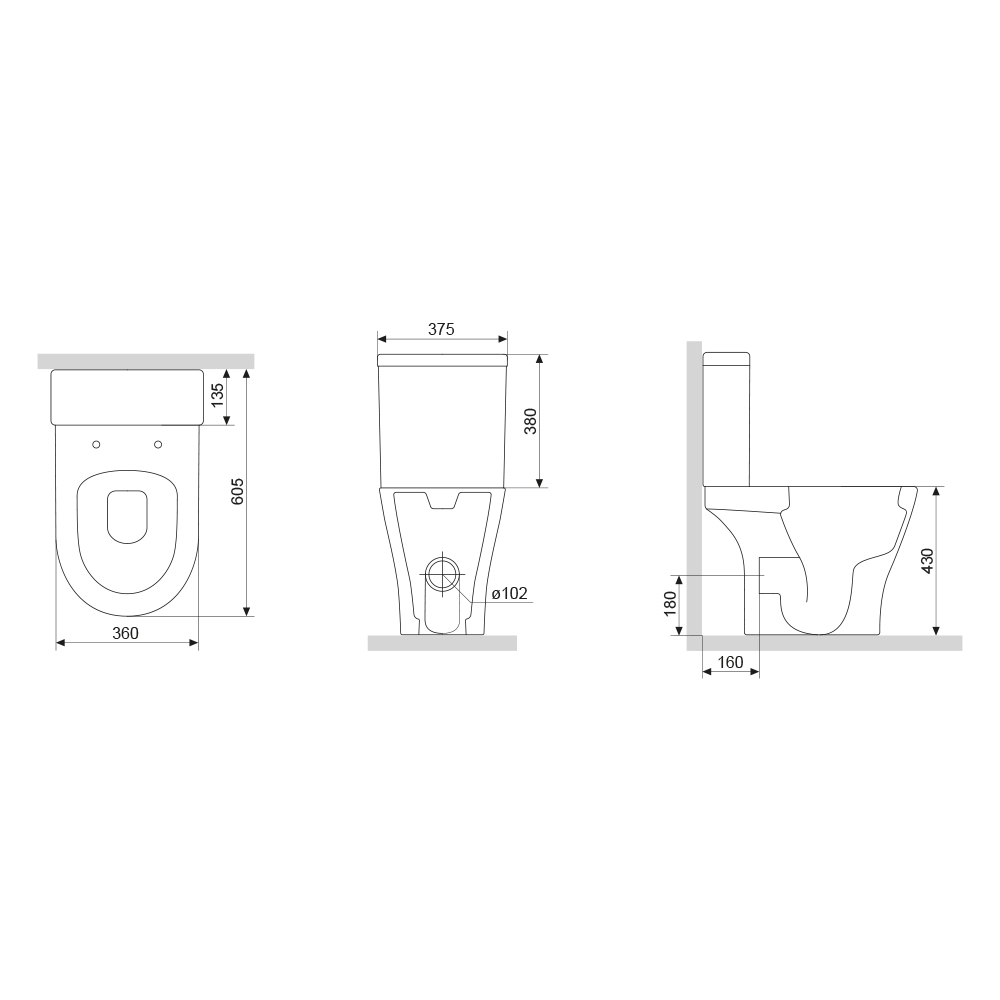 Унитаз-компакт Damixa Sirius DX86C8600SC белый глянец