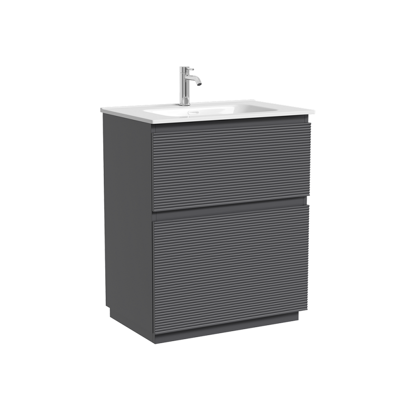 Тумба под раковину Sancos Folk Floor 70 FL70FGS напольная, Grey soft