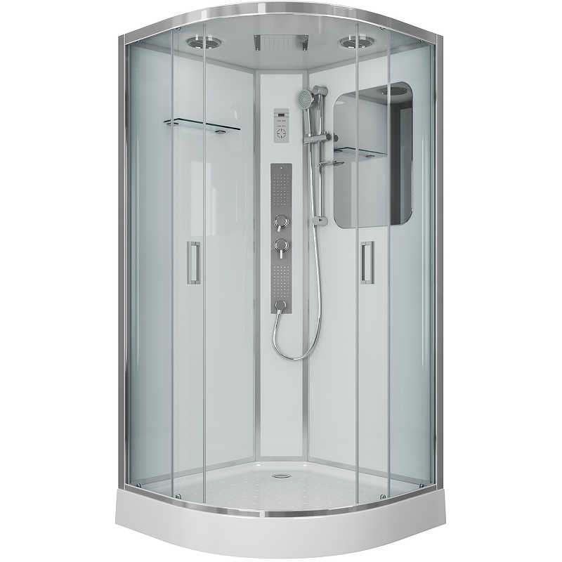 Душевая кабина Niagara Premium 100х100см NG-6002-01G профиль хром