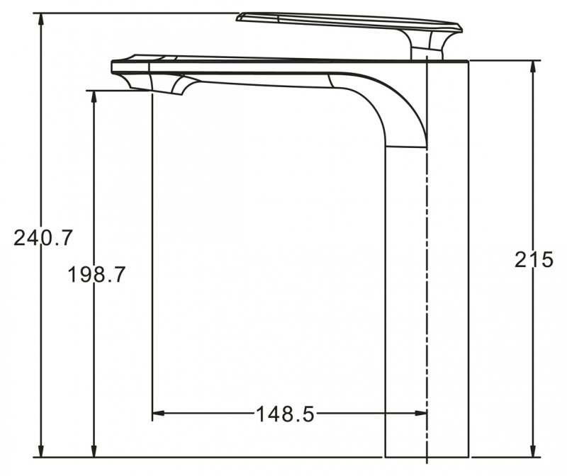 Смеситель для раковины BelBagno Gello GEL-LMC-CRM хром