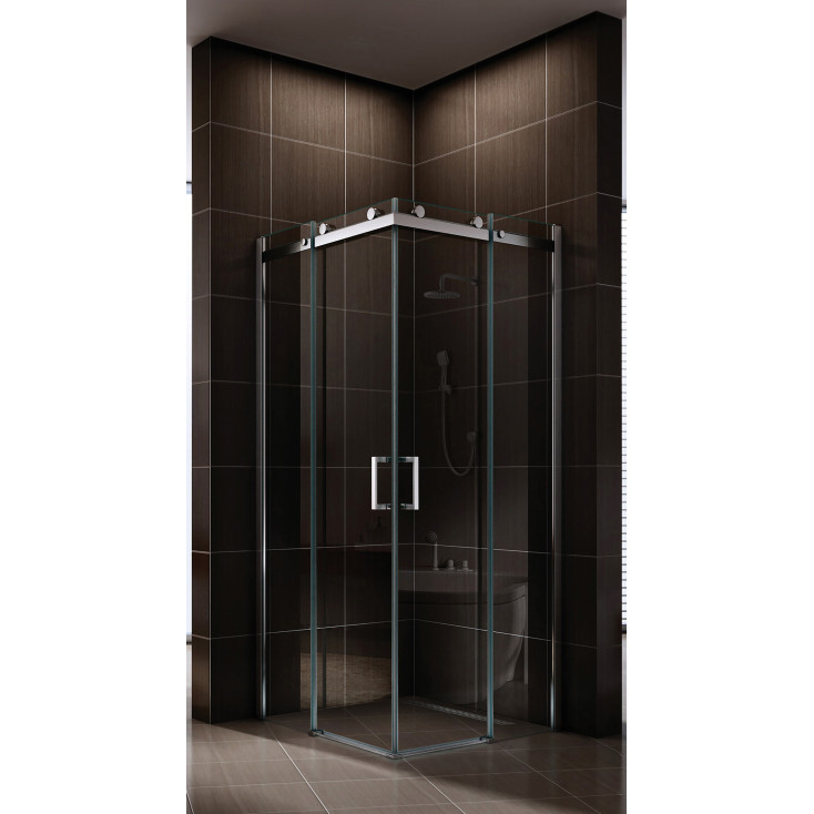 Душевой уголок Berges Gelios 80x80см 061026 профиль хром, стекло прозрачное