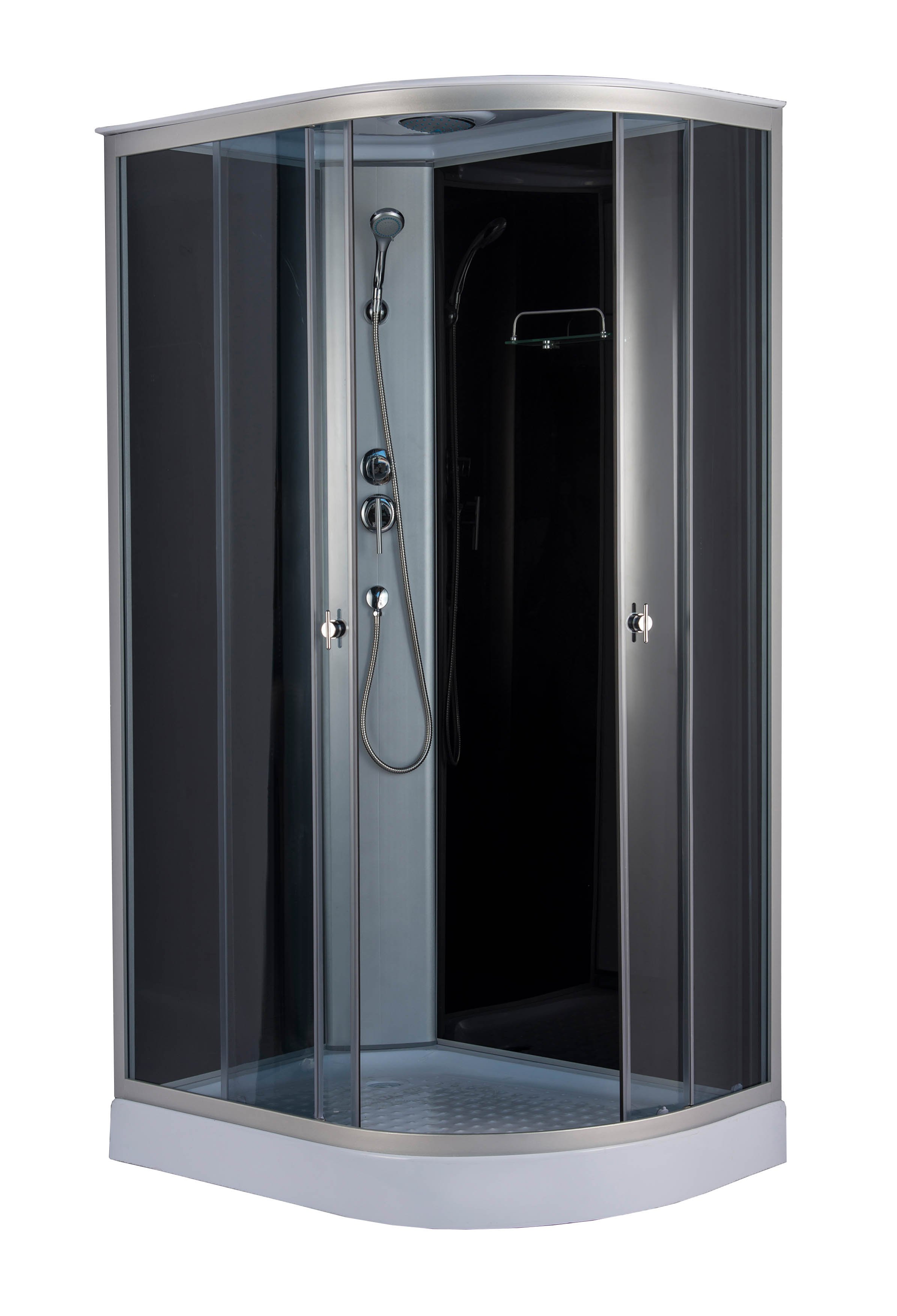 Душевая кабина Niagara Classic 120x80см NG-3512 L профиль серебро