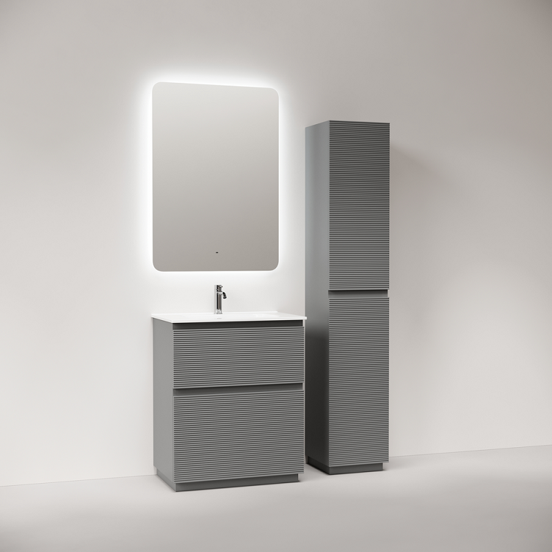 Тумба под раковину Sancos Folk Floor 70 FL70FES напольная, Ergraut soft