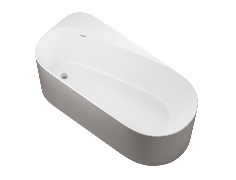 Акриловая ванна Allen Brau Priority 170x80 2.31001.20/PGM белый глянец, платиново-серый