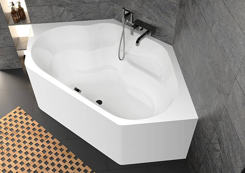 Акриловая ванна Riho Winnipeg 145x145 Plug & Play B010011005 белая глянцевая
