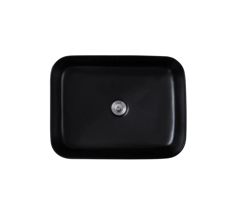 Раковина накладная Avimano Vision 1245022 черная матовая