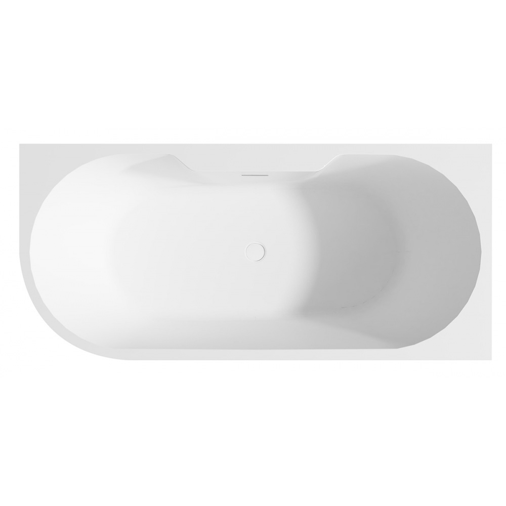 Акриловая ванна ABBER 170x78 AB9335-1.7 R белая глянцевая