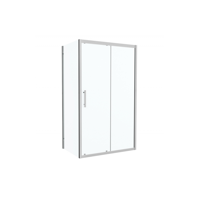 Душевой уголок Bravat Stream 80x120см BS120.3103S профиль хром, стекло прозрач