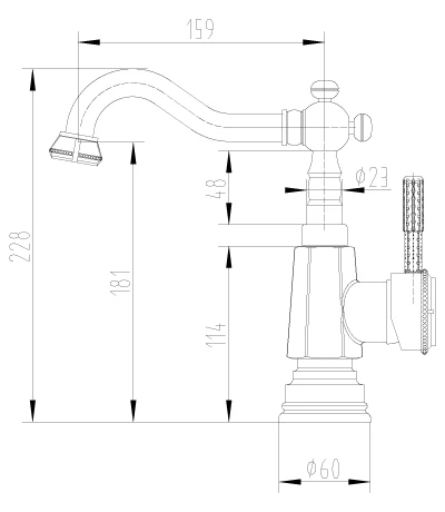 Смеситель для кухни Lemark Jasmine LM6604ORB черный