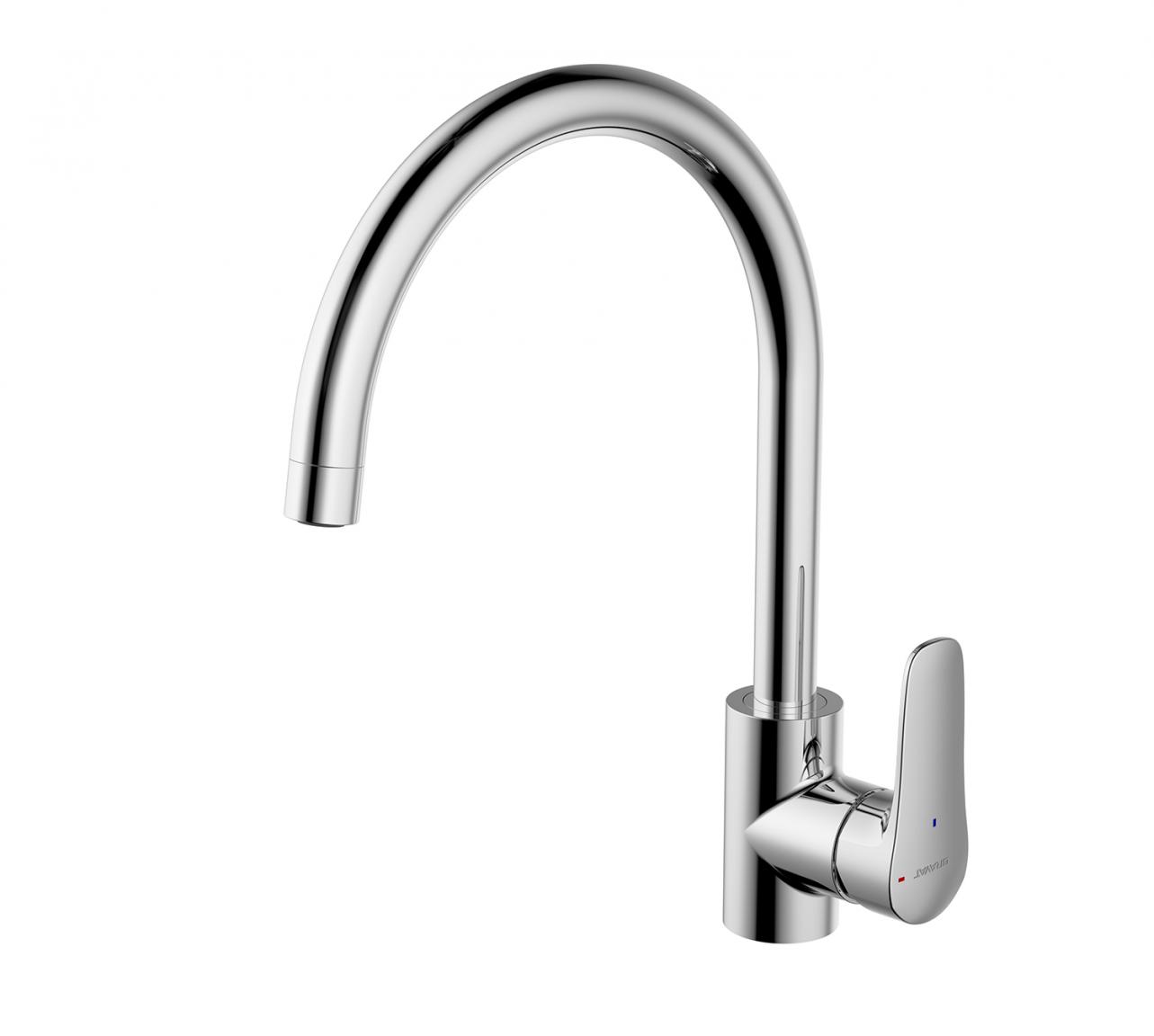 Смеситель для кухни Bravat SOURCE F7173218CP-ENG хром