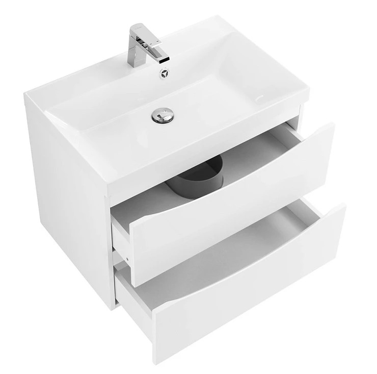 Тумба под раковину BelBagno Marino 60 MARINO-600-2C-SO-BL-P белая глянцевая