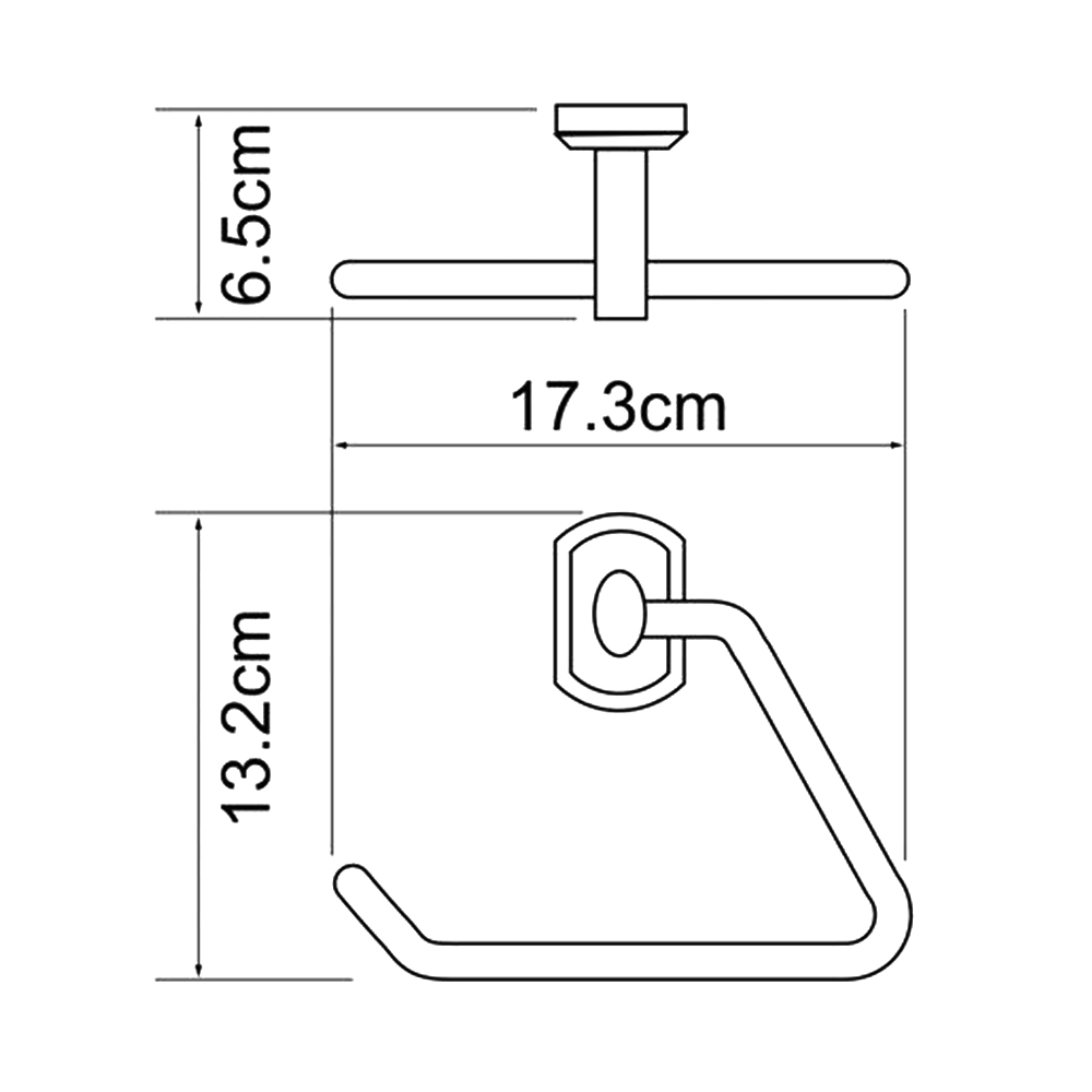 Полотенцедержатель Wasserkraft Oder K-3061 хром