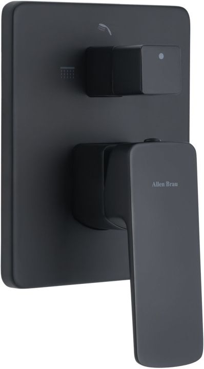 Смеситель встраиваемый для душа Allen Brau Infinity X2 5.21014-31 черный матовый