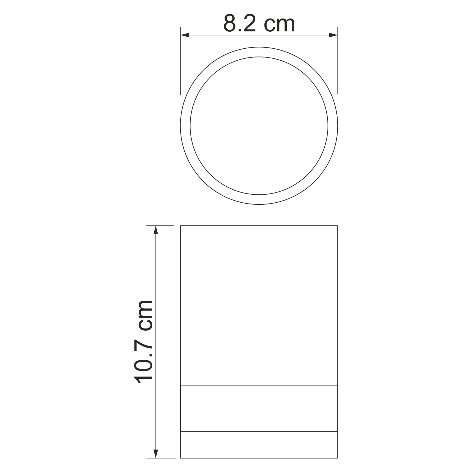 Стакан Wasserkraft Inn K-4328 бежевый