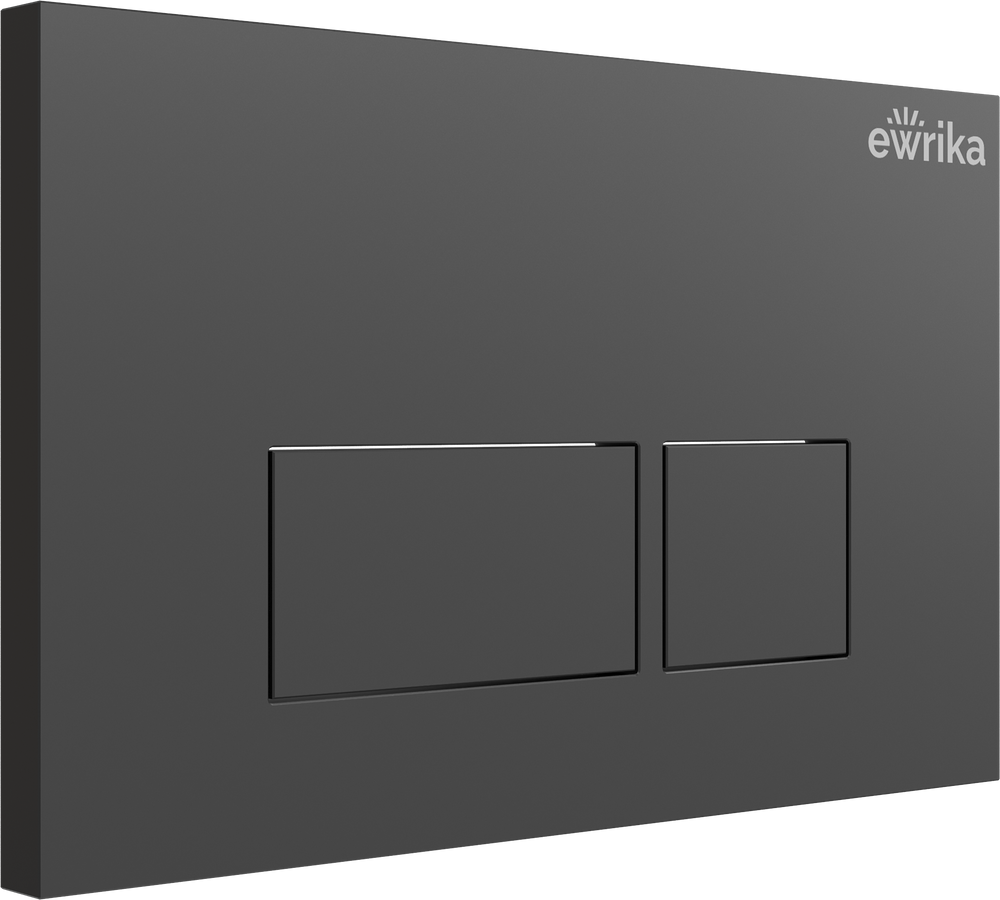 Комплект инсталляции Ewrika + кнопка черная 0044 и унитаз Belbagno Uno BB3105CHR/SC с сиденьем 3в1