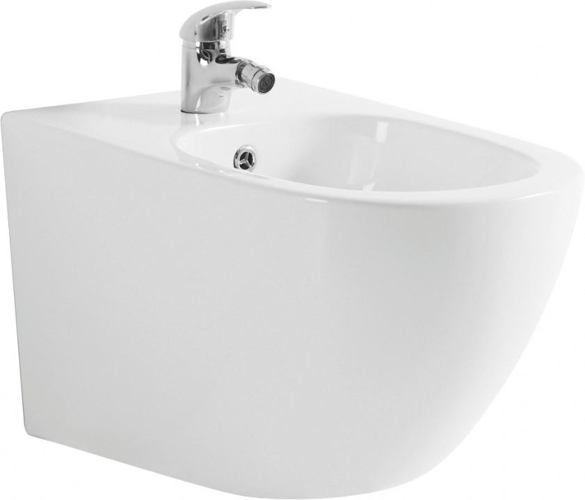 Биде напольное Aquanet Cetus 2.0 B2 белый глянец