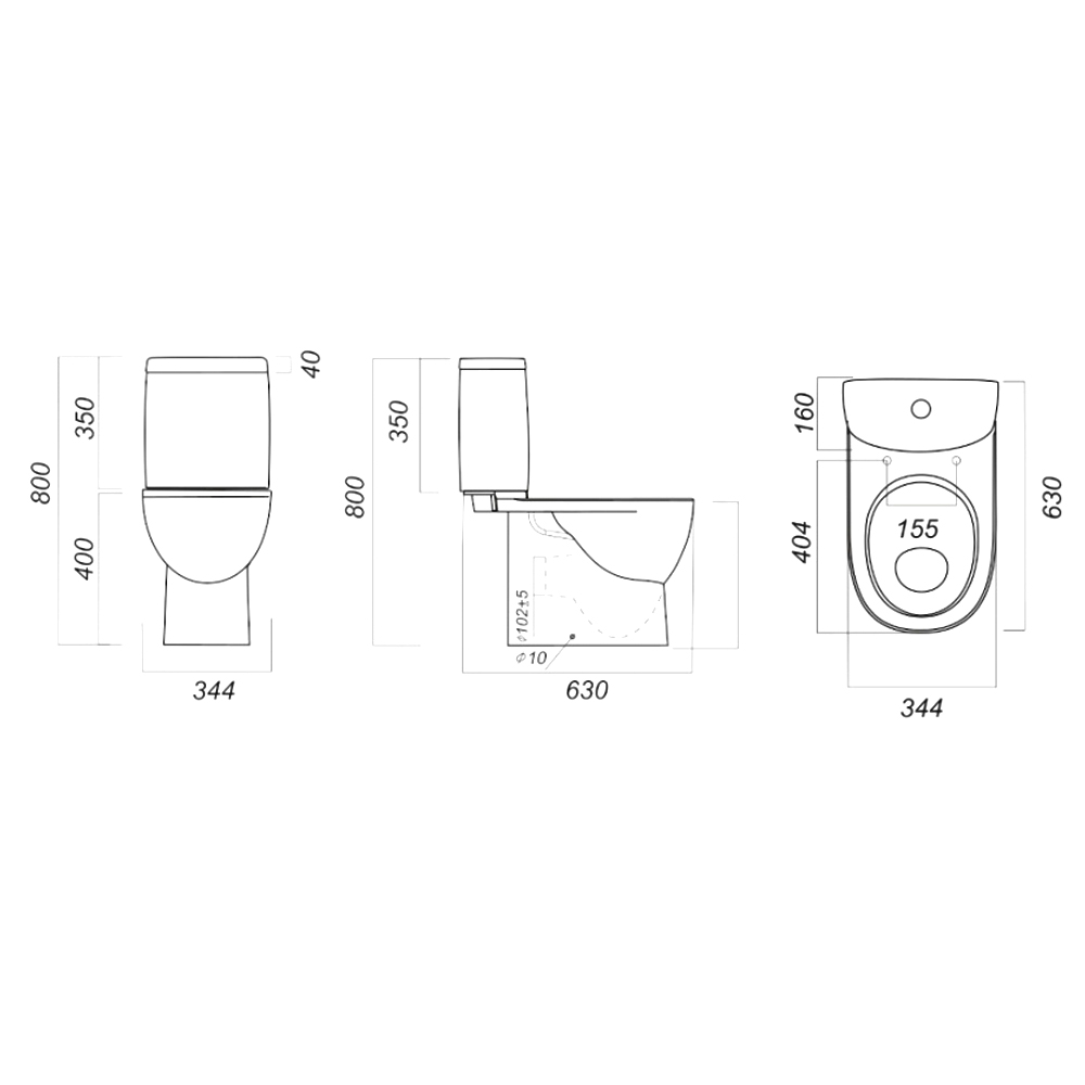 Унитаз напольный Sanita Luxe Fest Comfort WC.CC/Fest/2-DM/WHT.G/S1 белый глянец