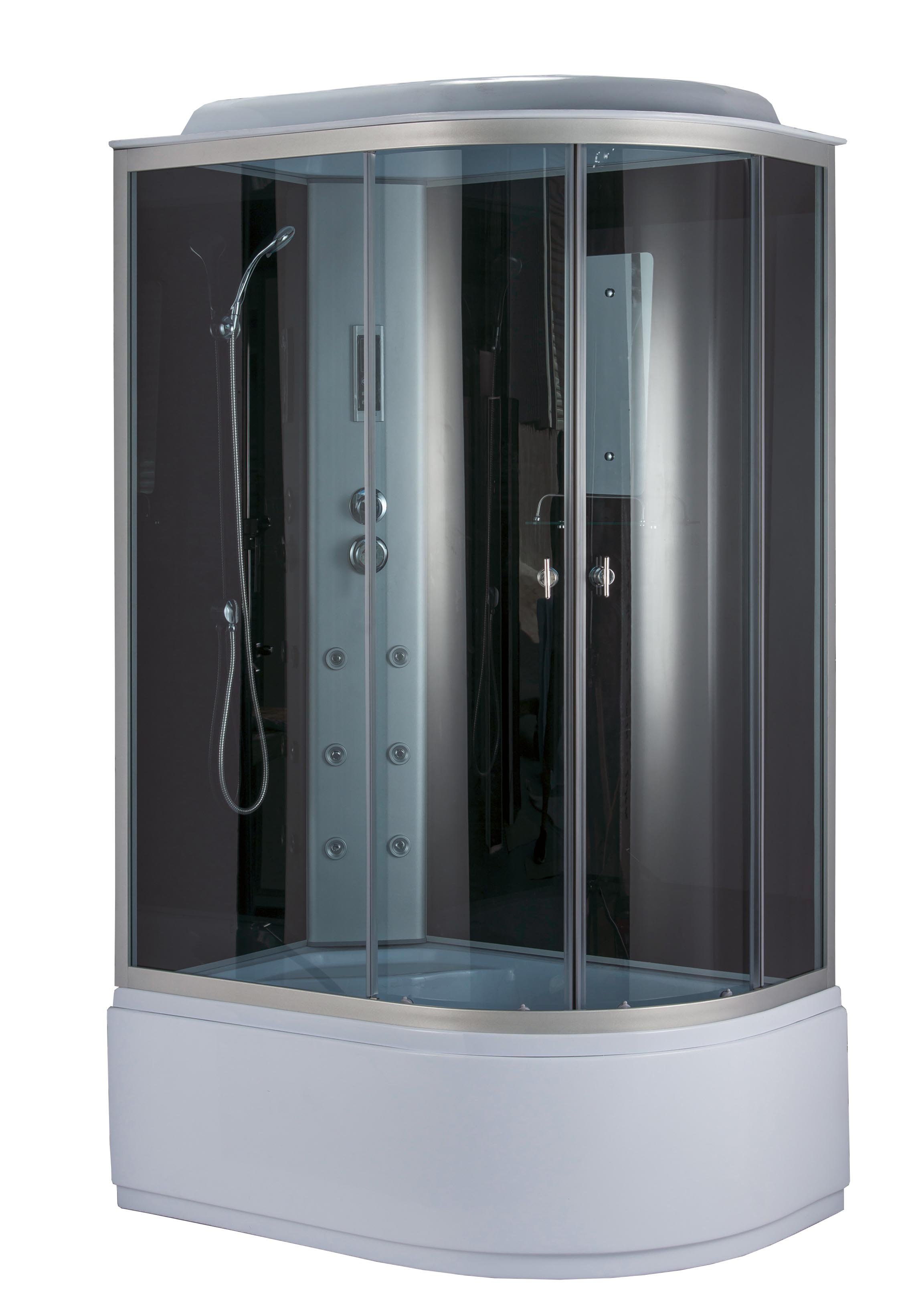 Душевая кабина Niagara 120х80см NG-3520G L профиль серебро
