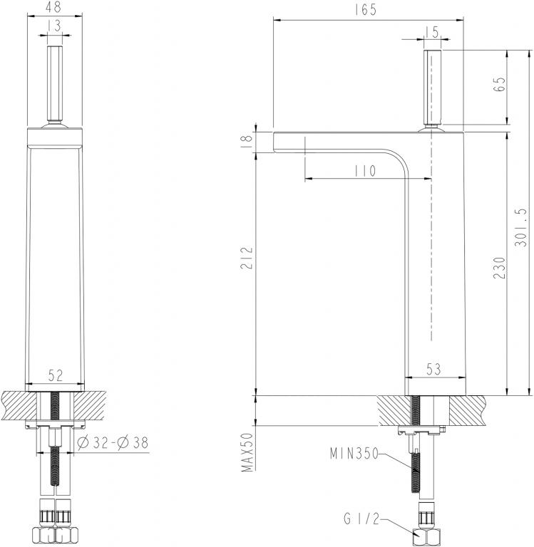 Смеситель для кухни Bravat F7460564CP-ENG хром