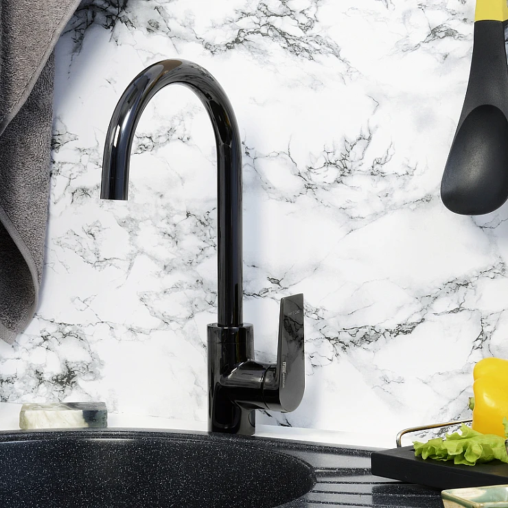 Смеситель для кухни Wasserkraft Glan 6607 черный
