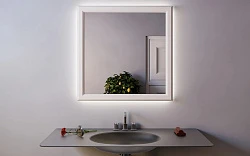 Зеркало Miralls Bruno 70x90см RAL1036 деревянная рама