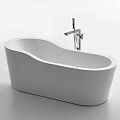 Акриловая ванна BelBagno 175x80x68 BB65-175 белая глянцевая