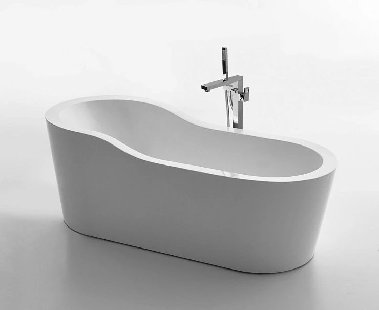 Акриловая ванна BelBagno 175x80x68 BB65-175 белая глянцевая