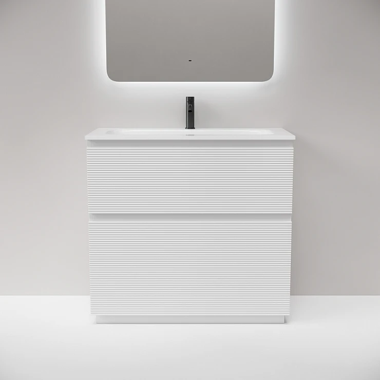 Тумба под раковину Sancos Folk Floor 90 FL90FW напольная, Bianco