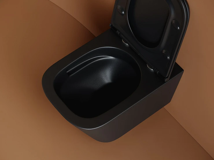 Унитаз-компакт Ceramica Nova Union CN4009TMB черный матовый