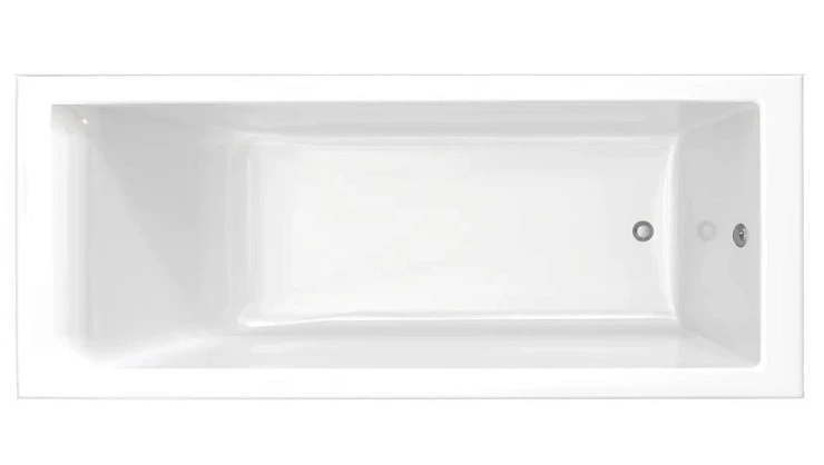 Ванна из искусственного камня STWORKI Ольборг 180x70 с ножками, белая глянцевая