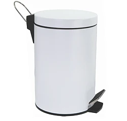 Ведро для мусора Wasserkraft Kammel K-8300 635WHITE 5L белое матовое