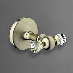 Крючок Art&Max Antic Crystal AM-E-2686SJ-Br бронза
