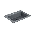 Раковина встраиваемая Vincea 60см VCB-13600G серая матовая