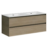 Тумба с раковиной Sancos Cento 120 см двойная, карпатская ель