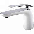 Смеситель для раковины Lemark Melange LM4906CW белый / хром