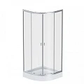 Душевой уголок AM.PM X-Joy 80x80см W88G-205-080MT профиль хром, стекло прозрачное