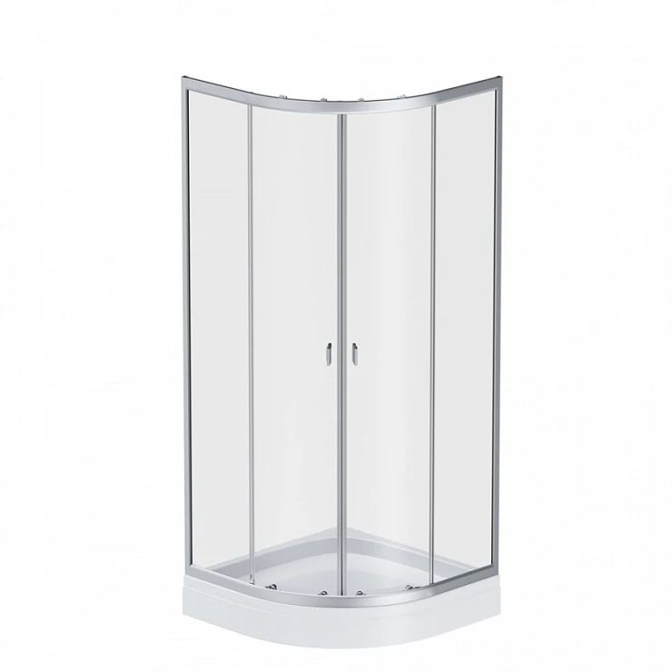 Душевой уголок AM.PM X-Joy 80x80см W88G-205-080MT профиль хром, стекло прозрачное