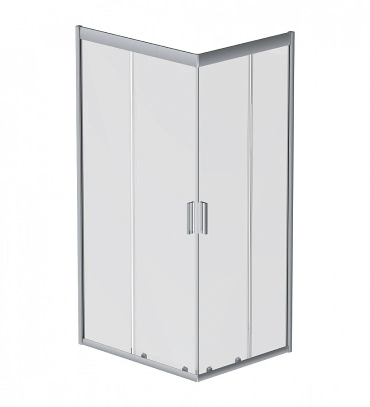 Душевой уголок AM.PM Gem 100x80см W90G-404-100280-MT профиль хром, стекло прозрачное