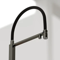 Смеситель для кухни Sancos Moro SC4006GG вороненая сталь / черный