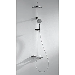 Душевая стойка Bravat Waterfall F639114C-A2-RUS хром