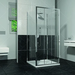 Душевой уголок RGW Classic CL-30 P 100x100см 04094000-11P профиль хром, стекло прозрачное