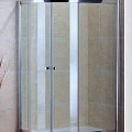 Душевой уголок Cezares Pratico 120x80см PRATICO-RH-2-120/80-C-Cr профиль хром, стекло прозрачное